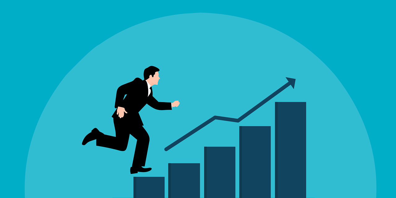 Free success investment business vector