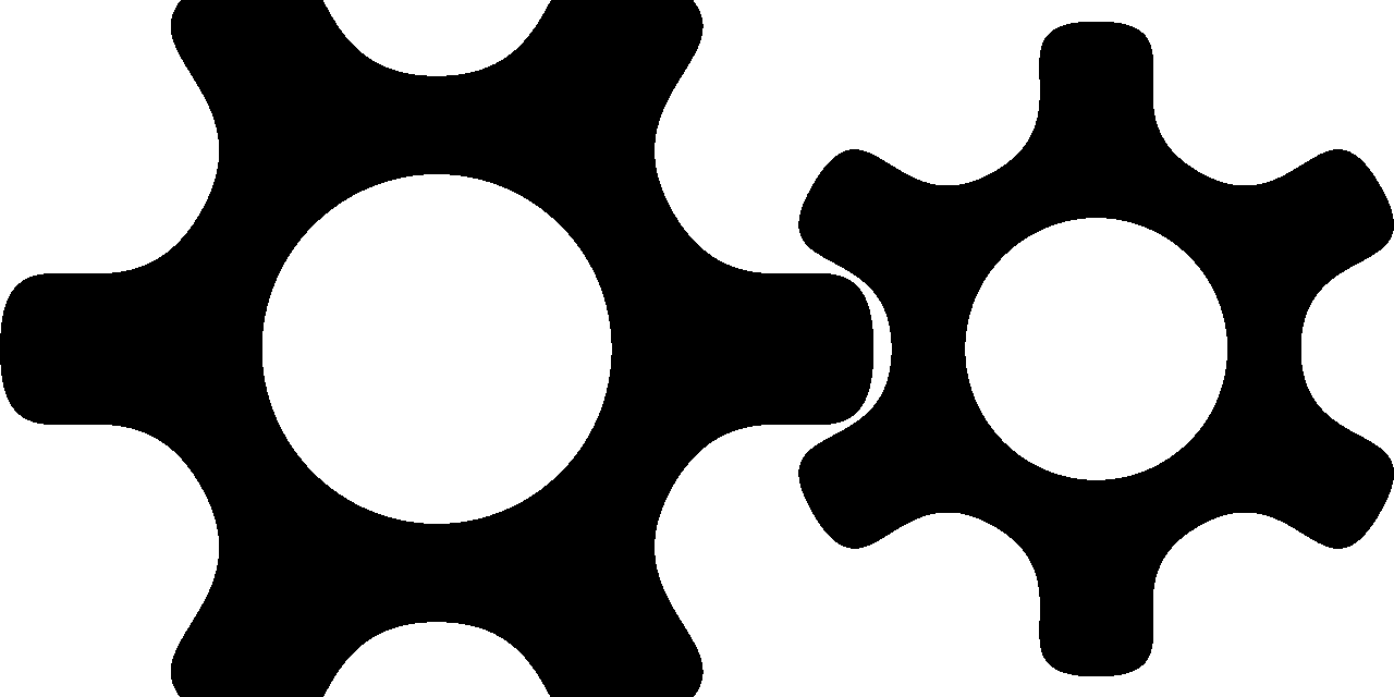 Free gear machine mesh vector