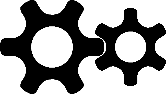 Free gear machine mesh vector